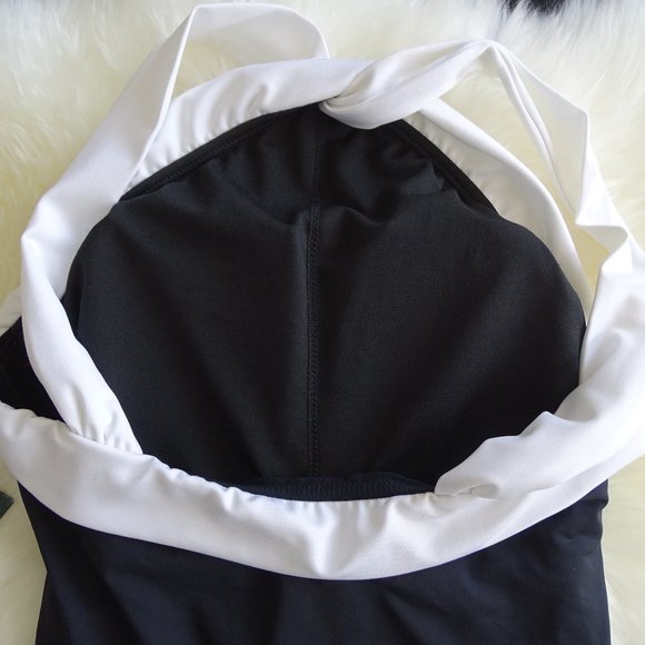Ralph Lauren Beach Club 1 Piece Black Swimsuit NWT - Picture 4 of 4